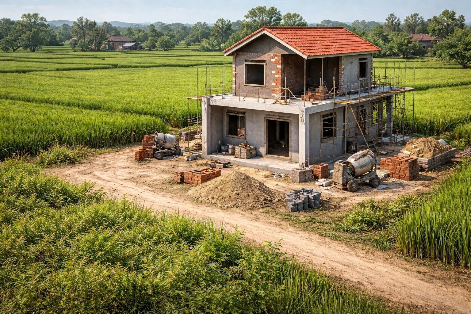 Có thật xây nhà trên đất nông nghiệp giờ đây có thể bị phạt tới 200 triệu đồng?