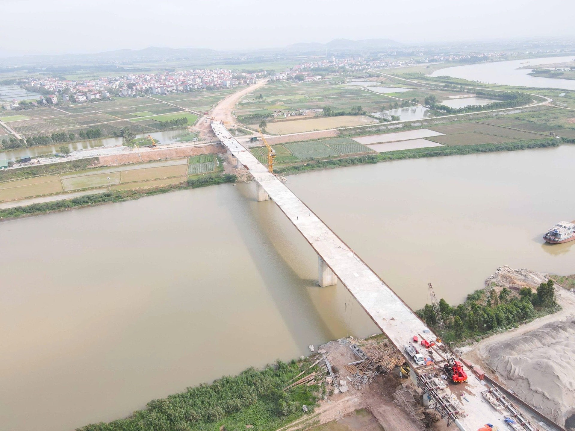 Bắc Ninh tăng tốc hoàn thành cây cầu gần 800 tỷ đồng thay thế công trình đã xuống cấp