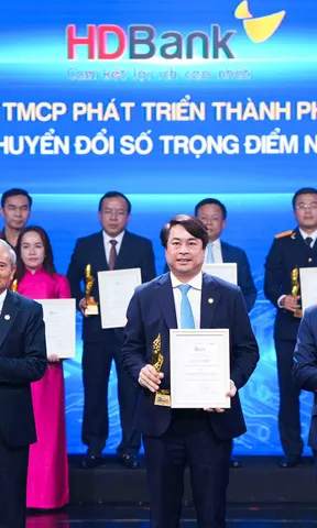 HDBank tiếp đạt Giải thưởng Chuyển đổi số Việt Nam 2025
