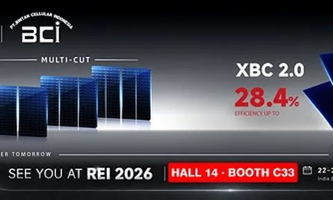 YINGFA giới thiệu các cell pin quang điện TOPCon 3.0 nhiều định dạng cắt và XBC 2.0 tại REI 2026
